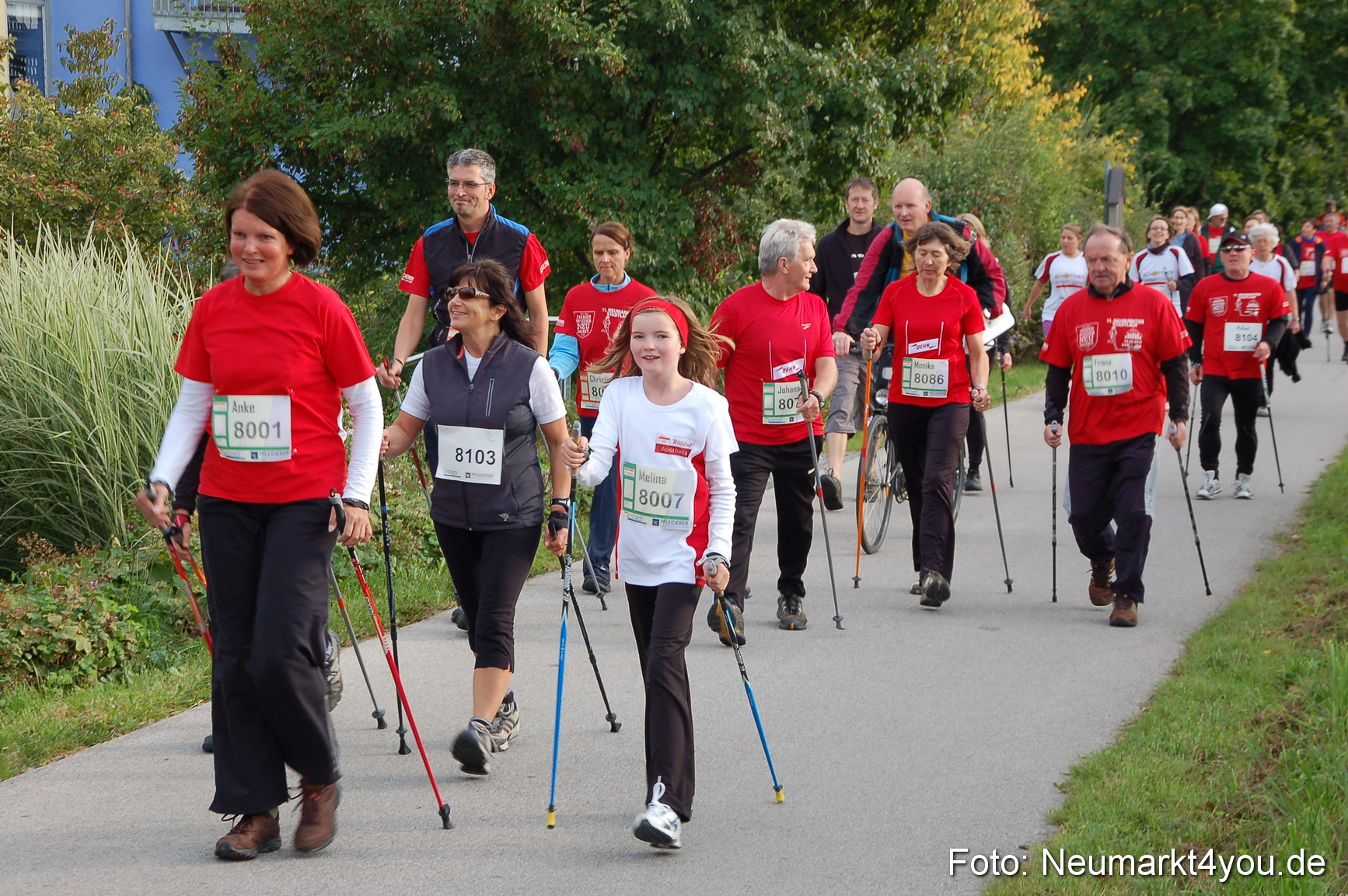 Nordic Walking Stadtlauf Neumarkt 180910 0062